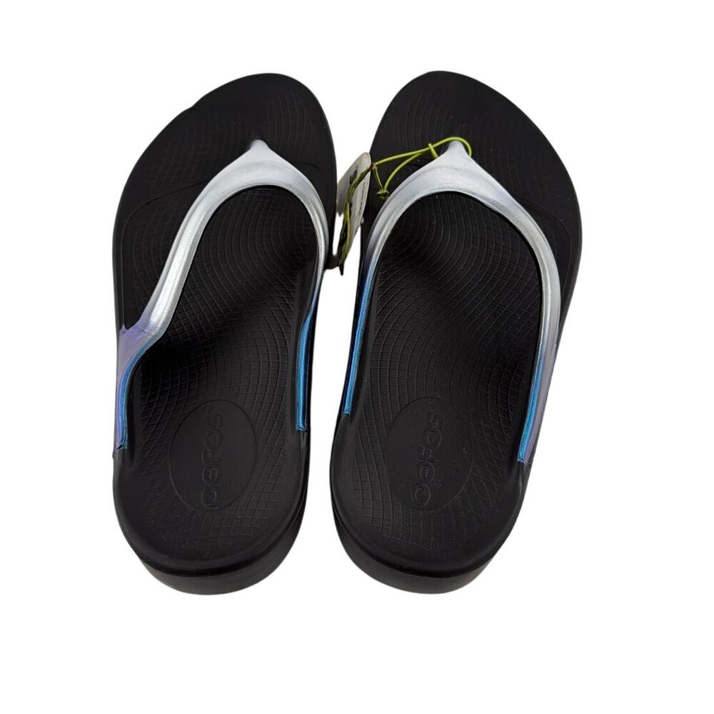 OOFOS Women's Frost OOlala Luxe Flip Flop Slippers Size 8 - Picture 6 of 10